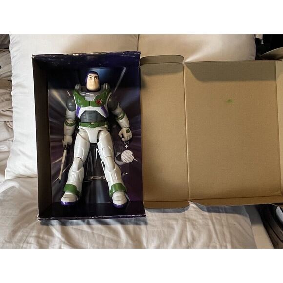 Disney Pixar Buzz Lightyear Figure w/ Motion Light/Sound 12 in Laser-Blade READ! - Picture 10 of 10